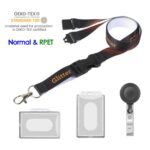 Cordão para crachá Lanyard Sublimado,com acessórios