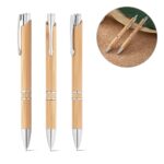 BETA BAMBOO. Esferográfica em bambu com clipe em metal - Image 2