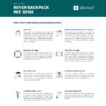 ROVER BACKPACK II. Mochila em tecido e PU - Image 3