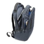 RE-BOSTON. Mochila para computador portátil em Nylon reciclado 2Tone impermeável com compartimento em 210D poliéster reciclado - Image 10