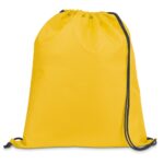 CARNABY. Saco tipo mochila em 210D com cordões em preto - Image 11