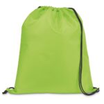CARNABY. Saco tipo mochila em 210D com cordões em preto - Image 17
