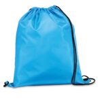 CARNABY. Saco tipo mochila em 210D com cordões em preto - Image 19