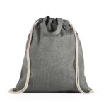RISSANI. Saco tipo mochila com algodão reciclado (70%) e poliéster (30% rPET) (140 g/m²)