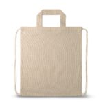 RISSANI. Saco tipo mochila com algodão reciclado (70%) e poliéster (30% rPET) (140 g/m²) - Image 12