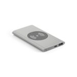 CASSINI. Power bank 4'000 mAh com carregador wireless 5W em alumínio reciclado (100% rAL) - Image 11