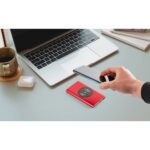 CASSINI. Power bank 4'000 mAh com carregador wireless 5W em alumínio reciclado (100% rAL) - Image 4