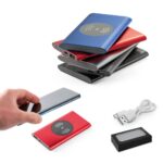 CASSINI. Power bank 4'000 mAh com carregador wireless 5W em alumínio reciclado (100% rAL) - Image 2