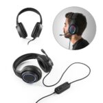 Thorne Headset RGB. Auscultadores com cabo 2m, microfone e luzes LED RGB em ABS - Image 2