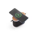 GUETTA. Coluna de som portátil de 5W com carregador wireless super rápido 15W e 2h de autonomia em bambu e PET reciclado (100% rPET) - Image 5
