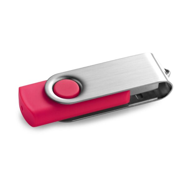 CLAUDIUS 8GB. Pen Drive USB de 8 GB com clipe em metal
