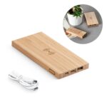FITCH. Power bank 5'000 mAh com carregador wireless em bambu 5W - Image 2
