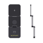 Carregador 3 em 1 dobrável em alumínio reciclado Terra RCS de 15 W - Image 8