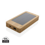 Bateria solar de bambu Sunwick de 10.000 mAh