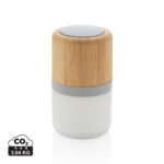 Alto-falante de bambu 3W com mudança de luz
