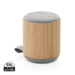 Alto-falante sem fio de bambu e tecido 3W
