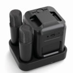 Conjunto de karaokê de plástico reciclado Singvibe RCS com microfone duplo - Image 9