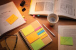 Caderno espiral A5 Kraft com notas adesivas - Image 10