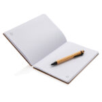 Conjunto de caderno e caneta de bambu A5 - Image 4