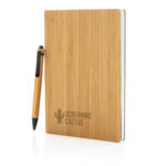Conjunto de caderno e caneta de bambu A5 - Image 6