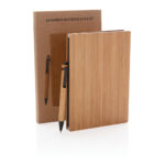 Conjunto de caderno e caneta de bambu A5 - Image 8