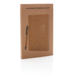 Conjunto de caderno e caneta de bambu A5 - Image 9
