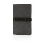 Caderno PU de capa dura A5 com suporte para telefone - Image 2