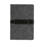 Caderno PU de capa dura A5 com suporte para telefone - Image 7