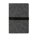 Caderno PU de capa dura A5 com suporte para telefone - Image 8