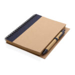 Caderno espiral Kraft com caneta - Image 3