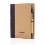 Caderno espiral Kraft com caneta - Image 7