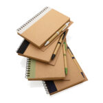 Caderno espiral Kraft com caneta - Image 8