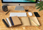 Caderno espiral Kraft com caneta - Image 9