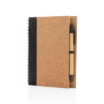 Caderno espiral de cortiça com caneta - Image 2
