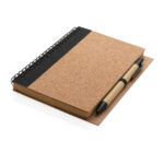 Caderno espiral de cortiça com caneta - Image 3
