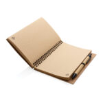 Caderno espiral de cortiça com caneta - Image 6
