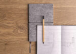 Caderno A5 com capa mole de feltro reciclado certificado pela GRS - Image 8