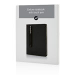 Notebook A5 PU básico com caneta touch - Image 5