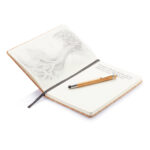 Caderno A5 com caneta touch de bambu - Image 5