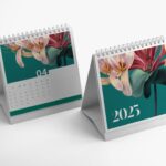 Calendários de Secretária com argolas