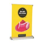 Mini roll-up em aluminio A4 e A3