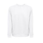 THC COLOMBO WH. Sweatshirt (unissexo) em felpa italiana sem carda. Cor branca