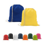 ISTANBUL. Saco tipo mochila em algodão reciclado (70%) e poliéster (30% rPET) (150 g/m²) - Image 2