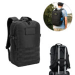 EDINBURGH BPACK. Mochila estilo militar em poliéster reciclado 600D, de alta densidade e forro em poliéster reciclado 210D 17'3" - Image 2