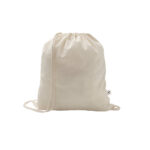 SALAMANCA. Saco tipo mochila em algodão reciclado (70%) e poliéster (30% rPET) (150 g/m²) - Image 2