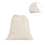 BELIZE. Saco tipo mochila 100% algodão orgânico (140 g/m²) - Image 2