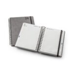 SIMMEL B5. Agenda B5, com argolas, em pele (58% reciclada) - Image 7