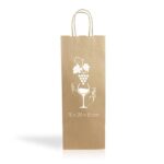 Saco papel kraft 120g/m2 15X39X8cm Kraft01 - Image 2