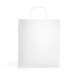 Saco papel kraft 100g/m2 27X31X16cm - branco WKraft05