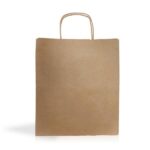 Saco papel kraft 115g/m2 27X31X16cm Kraft07